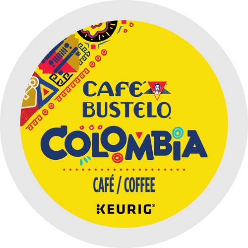 Café Bustelo® K-Cup Colombia Coffee - Compatible with Keurig Brewer - Medium - K-Cup - Columbian - 24 / Box