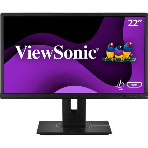 ViewSonic VG2240 22 Inch 1080p Ergonomic Monitor with Integrate USB Hub, HDMI, DisplayPort, VGA Inputs for Home and Office - ViewSonic 22" Monitor - 1920 x 1080p - 16.7 Million Colors - 250 Nit - 5 ms - 60 Hz Refresh Rate - HDMI - VGA - DisplayPort - USB 