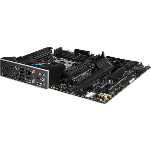 Asus ROG Strix B650E-F GAMING WIFI Gaming Desktop Motherboard - AMD B650 Chipset - Socket AM5 - ATX - Ryzen Processor Supported - 128 GB DDR5 SDRAM Maximum RAM - DIMM, UDIMM - 4 x Memory Slots - Gigabit Ethernet - IEEE 802.11 a/b/g/n/ac/ax - HDMI - Displa