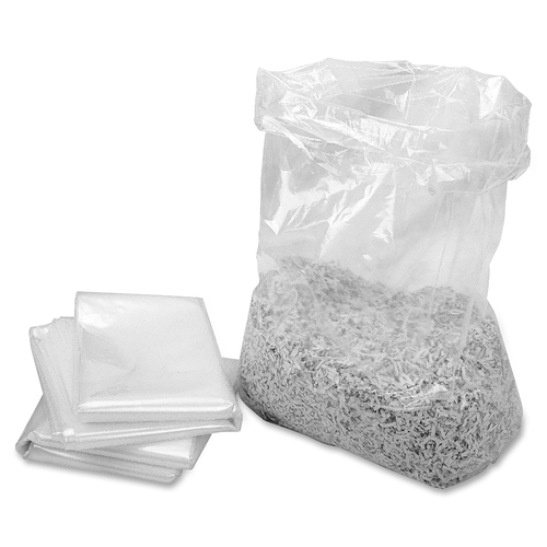 HSM Shredder Bag, 58 Gal, 21" x 17" x 44" (W x D x H), Clear, for Classic 225/386/390/411/412, Securio B35/P36/P40, Pure 740/830, 100/Roll