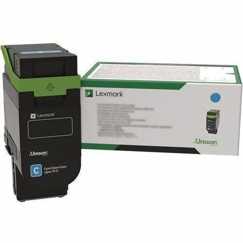 Lexmark (75M10C0) Toner Cartridge, Cyan, 2,000 Page Yield, Return Program, Unison Technology, for CS531/CS632/CX532/CX635