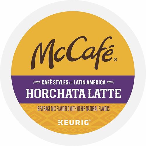 McCafé® K-Cup Horchata Latte - Compatible with Keurig Brewer - Medium - K-Cup - Horchata Latte - 24 / Box