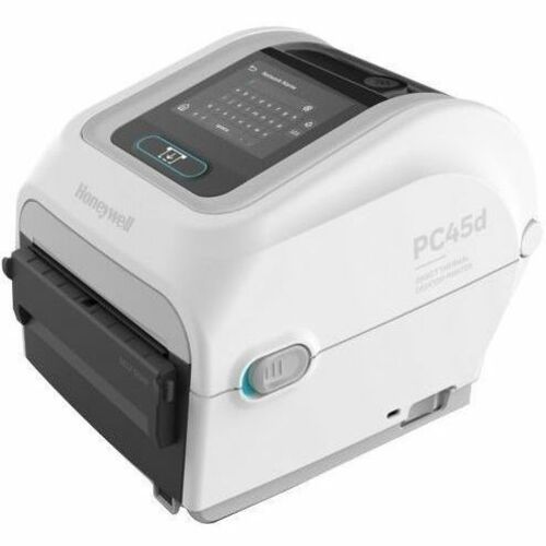 Honeywell PC45D Desktop Direct Thermal Printer - Monochrome - Label Print - Fast Ethernet - USB - USB Host - Serial - Bluetooth - RFID - 4" LCD Display Screen - Real Time Clock - 4.25" Print Width - 8 in/s Mono - 203 dpi - 4.65" Label Width - Fingerprint,