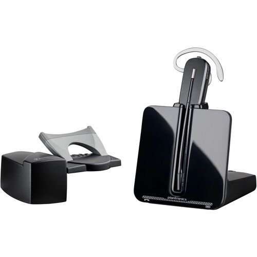 Poly CS540 Convertible DECT Wireless Headset - Mono - Wireless - Bluetooth/DECT 6.0 - 393.7 ft - Over-the-ear - Monaural - In-ear - Noise Cancelling Microphone - Noise Canceling - Black - TAA Compliant