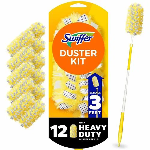 Swiffer Heavy-Duty Dust Kit - Yellow - 12 / Carton