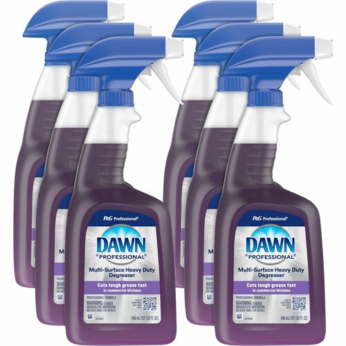 Dawn Pro Heavy Duty Degreaser - Ready-To-Use - 32 fl oz (1 quart) - Heavy Duty, Non-flammable, Caustic-free, Phosphate-free - Purple - 6 / Carton