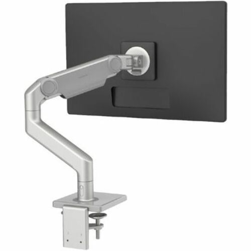 Humanscale M8.1 Mounting Arm for Monitor, Docking Station, Charging Station - Silver, Gray - Height Adjustable - 2 Display(s) Supported - 28 lb Load Capacity