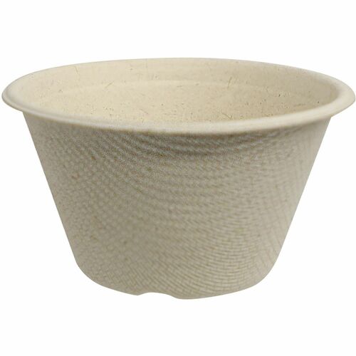 World Centric Compostable Fiber Souffle Cups - Sauce, Dipping - Natural - Fiber Body - 40 - 40 / Carton