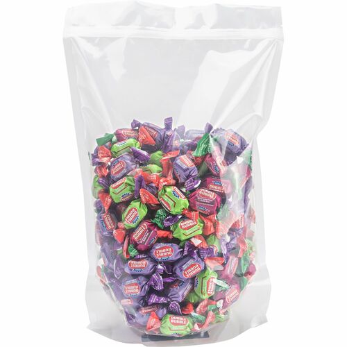 Penny Candy Dubble Bubble Gum - Grape, Watermelon, Apple - Individually Wrapped - 2.50 lb - 1 Bag