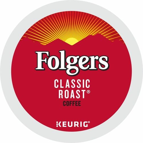 Folger K-Cup Classic Roast Coffee - Compatible with Keurig K-Cup Brewer - American - Medium - 24 K-Cup - K-Cup - Classic Roast - Kosher - 24 / Box