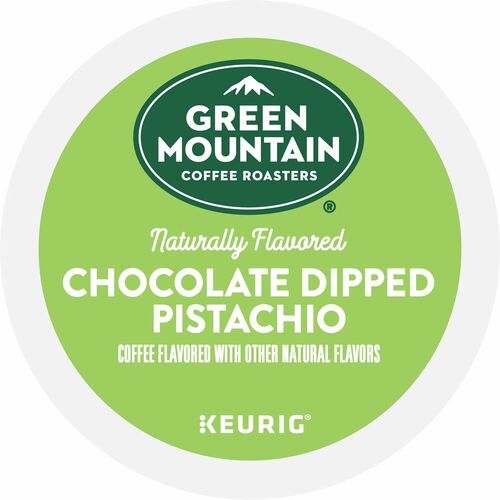 Green Mountain Coffee Roasters® K-Cup Chocolate Dipped Pistachio Coffee - Compatible with Keurig Brewer - Medium - K-Cup - Milk Chocolate, Nutty, Chocolate Dipped Pistachio - Kosher - 24 / Box