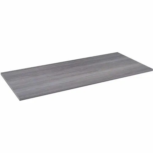 Lorell Tabletop, Conference Table, Office, 30" W x 66" D x 1" H, Weathered Charcoal Laminate, PVC Band Edge