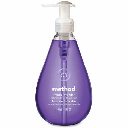Method Gel Hand Wash - French Lavender Scent - 12 fl oz - Bottle Dispenser - Hand - Paraben-free, Phthalate-free, Cruelty-free, Biodegradable