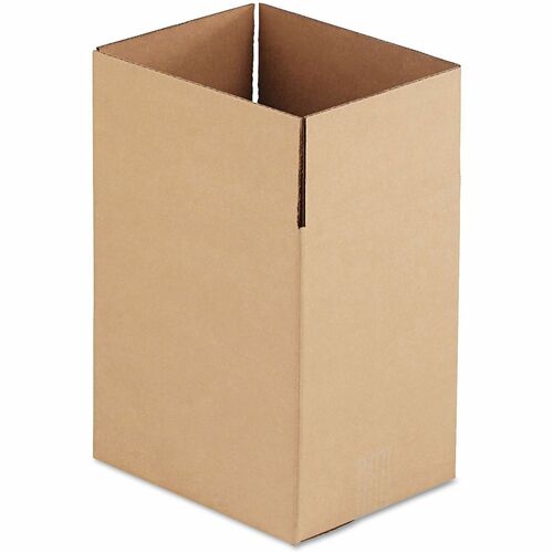 Universal Shipping Case, 8.8" W x 11.3" D x 12" H, 200-lb Test Brown Corrugated Kraft, Flap Closure, 25/Bundle