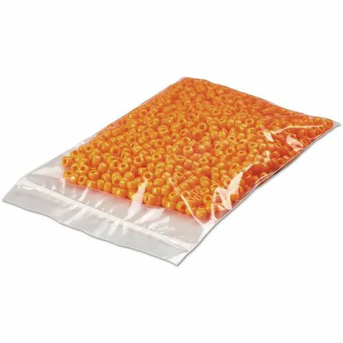Universal Storage Bags, Reclosable Zipper Closure, 5" x 8", 2 mil Polyethylene, Clear, 1000/CT