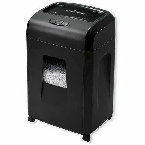 Universal Paper Shredder, Home/Office, Micro-Cut, 20-Sheet Capacity, Security P-4, 8 Gal Pull-Out Bin, Jam-Stop Auto Reverse, Black
