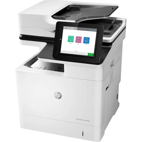 HP M635h Laser Multifunction Printer, Floor Standing, LaserJet Enterprise, 65 ppm Monochrome, 1200 x 1200 dpi, Automatic Duplex, 7.99" Touchscreen