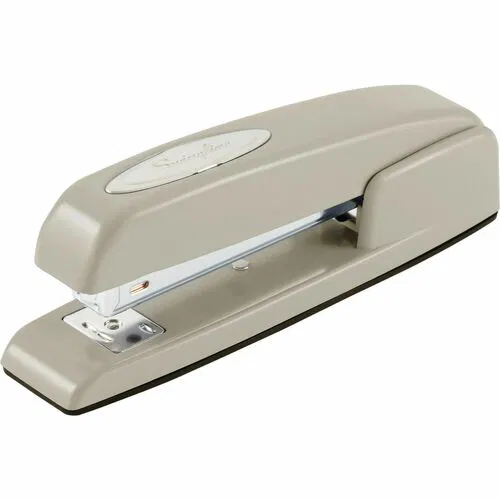 Swingline 747 Business Stapler - Staples Upto 25 Sheet - Holds Upto 210 Staple - Full Strip - Top Loading - Steel Gray, Gray - Metal - 1 Each