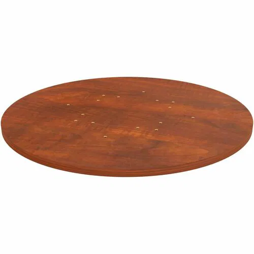 Lorell Tabletop, Hospitality/Conference, Essentials, 36" Dia x 1" Thick, Cherry Laminate, 3mm PVC Edgeband