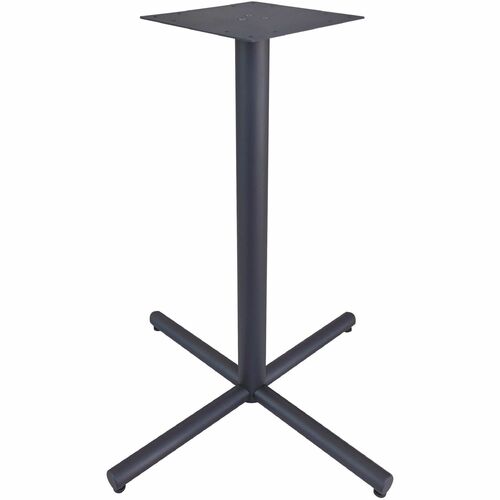 Lorell Table Base, Hospitality/Conference, Essentials, 45" W x 40.8" H, Black Metal, for 36"-42" Round/Square Tabletops