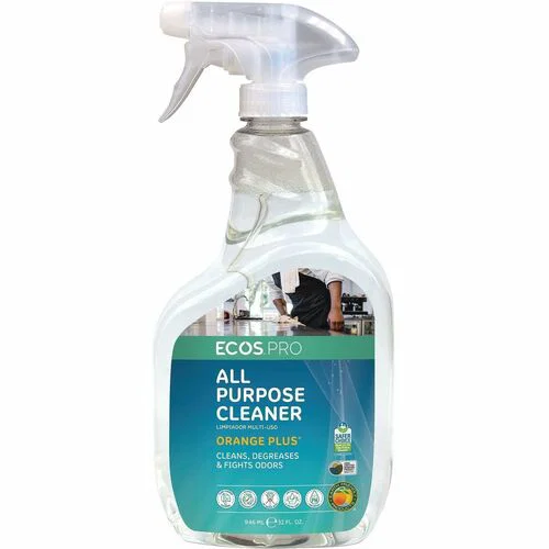 ECOS® PRO Orange Plus All-Purpose Cleaner & Degreaser - For Multipurpose - Ready-To-Use - Spray - 32 fl oz (1 quart) - Citrus Scent - Recommended For: Dirt Remover, Grease Remover, Grime Remover, Scum Remover, Adhesive Remover, Residue Remover - Dye-f