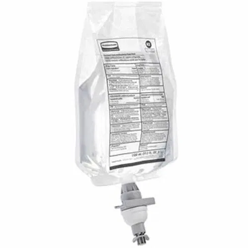 Rubbermaid Commercial, Hand Sanitizer Foam Refill, AutoFoam, 1.16 qt, 2,500-Dose, Alcohol-Based, White, 4/CT