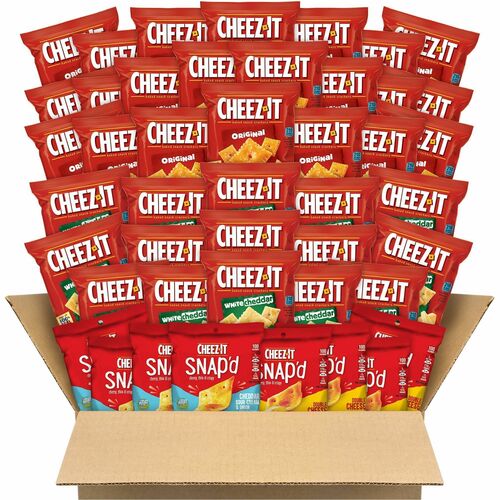 Cheez-It 4-Flavor Cheez-It Variety Pack - Assorted - 1 Serving Pack - 45 / Carton