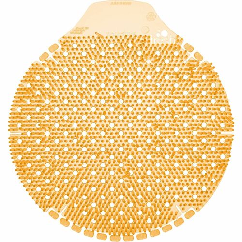 Fresh Products Tidal Wave Urinal Screens - Lasts upto 60 Days - Splash Reducer, Odor Control - 6 / Box - Orange