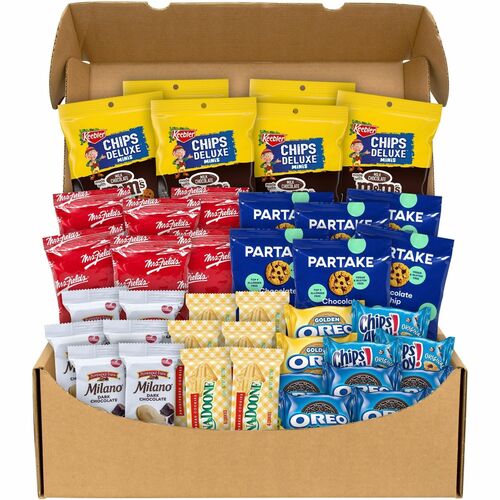 Snack Box Pros Cookie Lovers Assorted Cookies, Individually Packaged, 40/CT