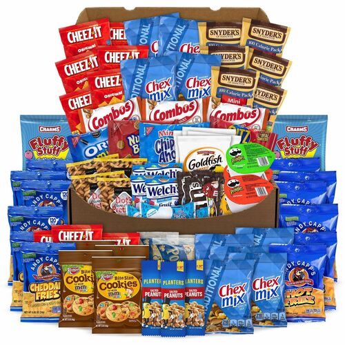 Snack Box Pros Big Party Snack Box - Assorted - 77 / Carton