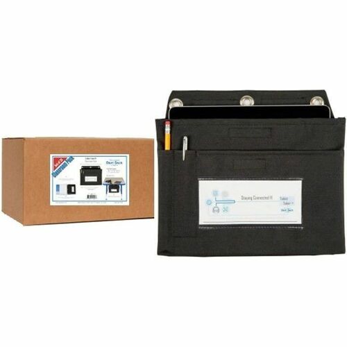 Seat Sack Tablet Taker Carrying Case (Pouch) Apple iPad Tablet - Black - 9.5" Height x 11" Width x 1" Depth - Small Size - 1 / Carton