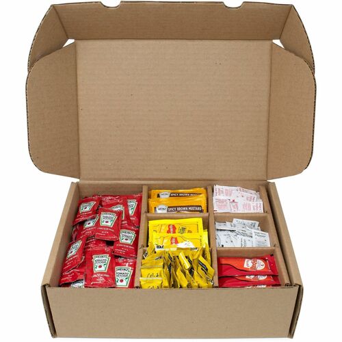Snack Box Pros Condiments Snack Box - Hot, Spicy Brown - 3.68 oz - 515 / Carton