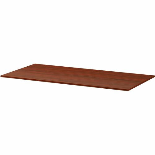 Lorell Conference Table, Meeting Room, Essentials Series, 94" W x 47" D x 1" H, Mahogany Laminate, Modular, Smooth Surface