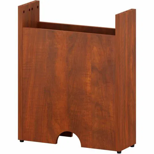 Lorell Essentials Conference Table Base, Office, 23.6" x 7.9" x 28.5", Cherry Melamine Laminate, Band Edge, Modular, Eco-Friendly