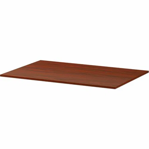 Lorell Essentials Conference Table, Conference Room, 70.8" W x 47" D x 1" H, Mahogany Laminate Top, Particleboard Base, Band Edge