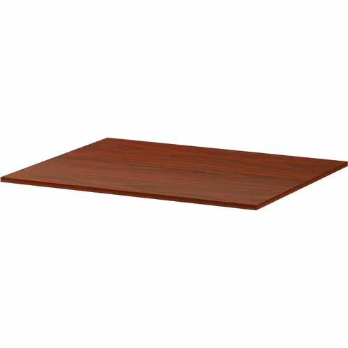 Lorell Conference Table Top, Meeting Room, Essentials, 59" W x 47" D x 1" H, Mahogany Laminate, Band Edge (PVC)