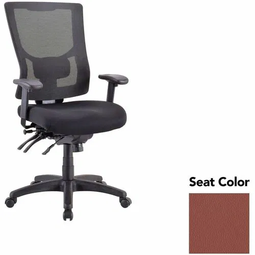 Lorell Executive Chair, Conjure, High-Back, Adjustable Lumbar, Tilt Tension, Seat Slider, 26.7" W x 26" D x 44" H, Dillon Cordovan