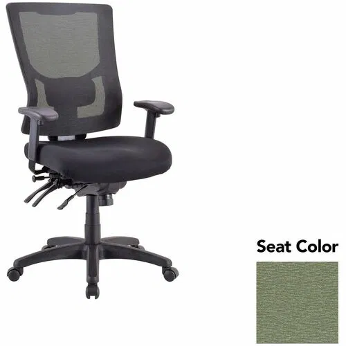Lorell Executive Chair, Conjure, High-Back Mesh, Upholstered Fuse Cress Seat, Lumbar Support, Tilt Tension, Seat Slider, 26.7" x 26" x 44"
