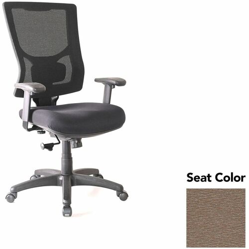 Lorell Conjure High-Back Swivel/Tilt Office Chair - Malted Seat Color - Polyurethane Foam Seat Material - Mesh Back Material - High Back - Armrest - 1 Each