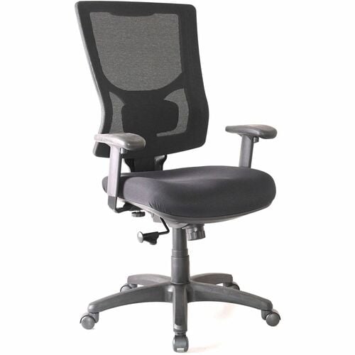 Lorell Conjure High-Back Swivel/Tilt Office Chair - Canyon Nugget Seat Color - Polyurethane Foam Seat Material - Mesh Back Material - High Back - Armrest - 1 Each