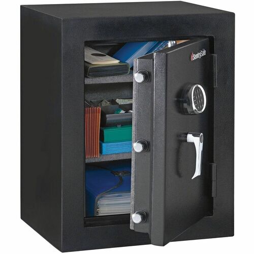 Master Lock Security Safe, Home/Office Document Storage, 3.39 ft3, 21.7" W x 19" D x 27.8" H, Digital Lock, 1/2-Hour Fire, Water-Resistant, Steel