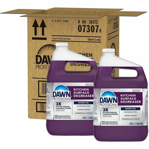 Dawn Pro Kitchen Surface Degreaser - For Multipurpose, Multi Surface - Concentrate - Liquid - 128 fl oz (4 quart) - Fresh Scent - Recommended For: Food Remover, Oil Remover, Grease Remover, Stain Remover, Spill Remover, Greasy Soil Remover - Fast Acting, 