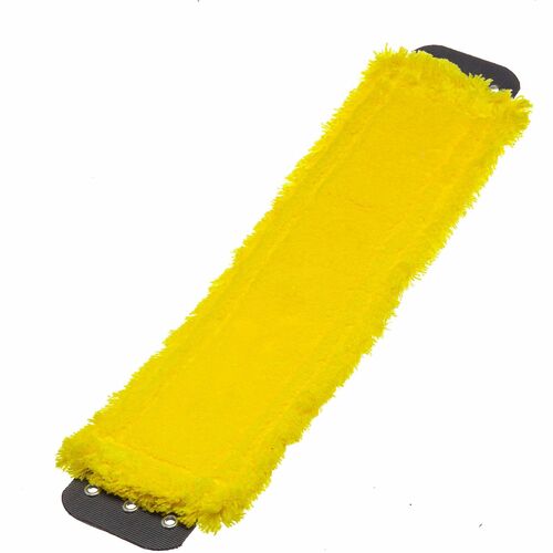 Unger SmartColor Micro Mop - 16" Length - Anti-bacterial, Heavy Duty, Durable, Reusable, Washable - MicroFiber - Yellow - 1 Each