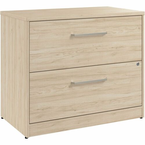 Bush Business Furniture Vista Office Furniture Collection - 30" Height x 35" Width x 20" Depth, x 1" Thickness Top - 2 x File Drawer(s) - Material: Thermofused Laminate (TFL), Hardboard, Metal, Plastic, Engineered Wood, Laminate, Paper, Melamine - Finish: