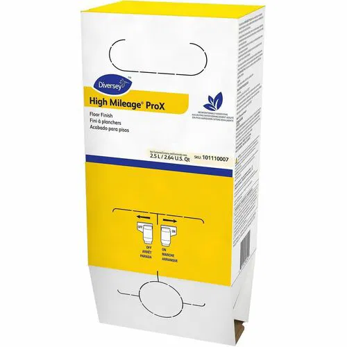 Diversey Floor Finish, High Mileage, Ready-To-Use, 84.5 fl oz (2.6 qt), Low Odor, Quick Drying, Non-Yellowing