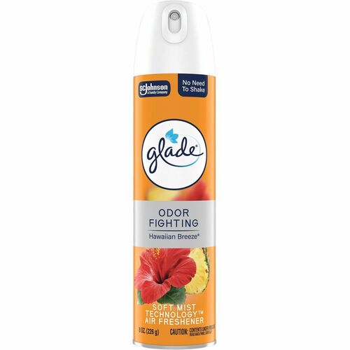 Glade Air Freshener Spray - Spray - 8 fl oz (0.3 quart) - Hawaiian Breeze - Odor Neutralizer, Long Lasting, Phthalate-free, Paraben-free - 1 Each