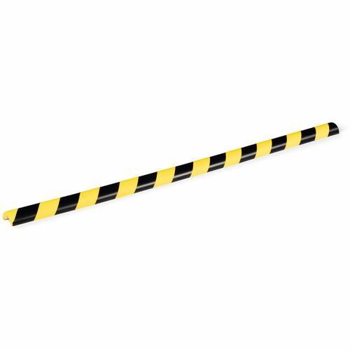 DURABLE Safety Protection Profiles - Adhesive Mount for Indoor, Warehouse, Basement, Staircase, Garage, Safety, Pipe, Cable - Polyurethane Foam, Plastic - 5 / Pack