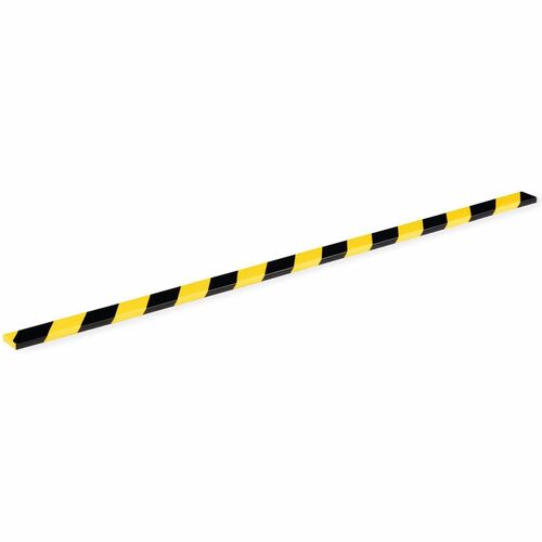 DURABLE Safety Protection Profiles - Adhesive Mount for Indoor, Production Area, Warehouse, Basement, Staircase, Garage, Wall, Cabinet, Shelf, Storage Trolley, Machinery, ... - Polyurethane Foam, Plastic - 5 / Pack