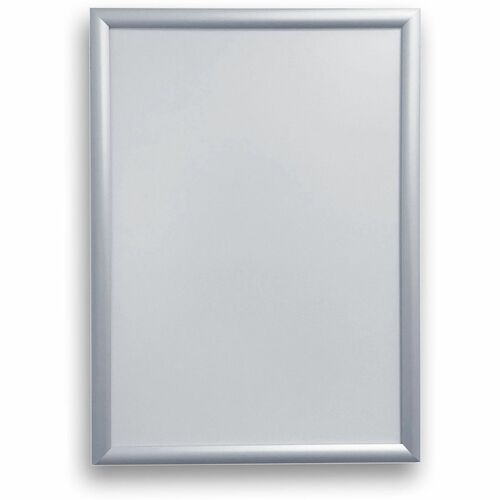 Deflecto Wall Mount Snap Frame - 19.13" x 25.25" Frame Size - Holds 18" x 24" Insert - Wall Mountable - Landscape, Portrait - Lightweight, Front Loading, Anti-glare - Aluminum, Plastic - Silver - 1 Each