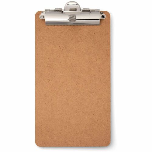 Officemate 83156 Receipt Clipboard, Portrait, Top Clip, 12pk - Storage for Receipt - Hardboard - Wood - 12 Pack